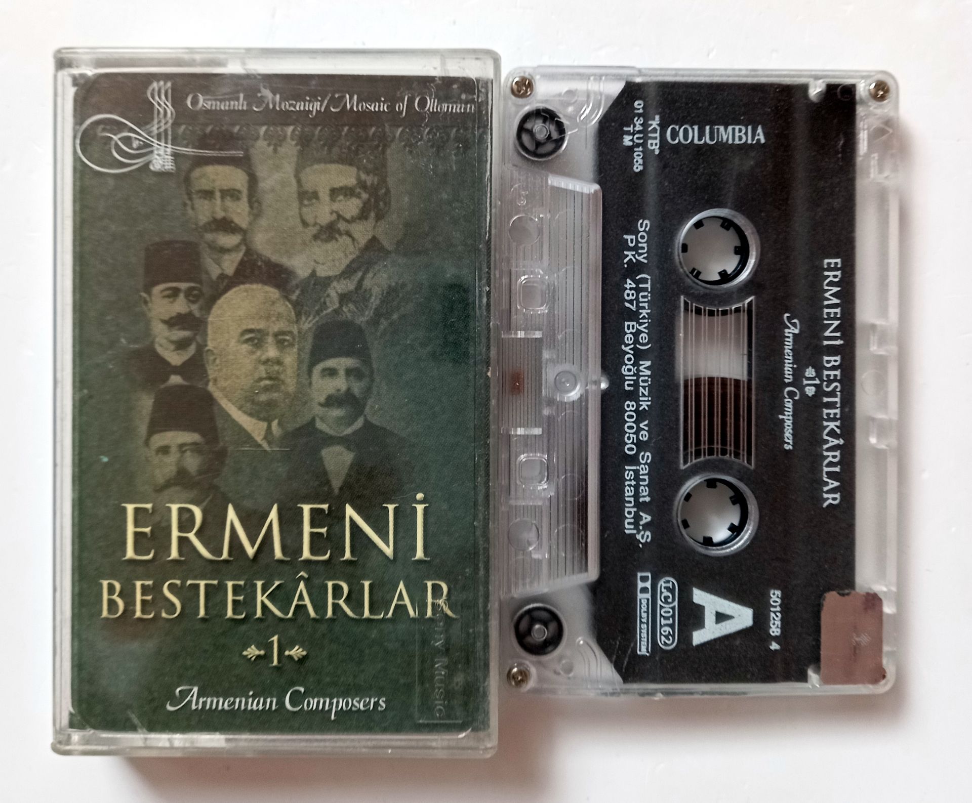 ERMENİ BESTEKARLAR 1 - ÇEŞİTLİ SANATÇILAR (2001) - KASET 2.EL