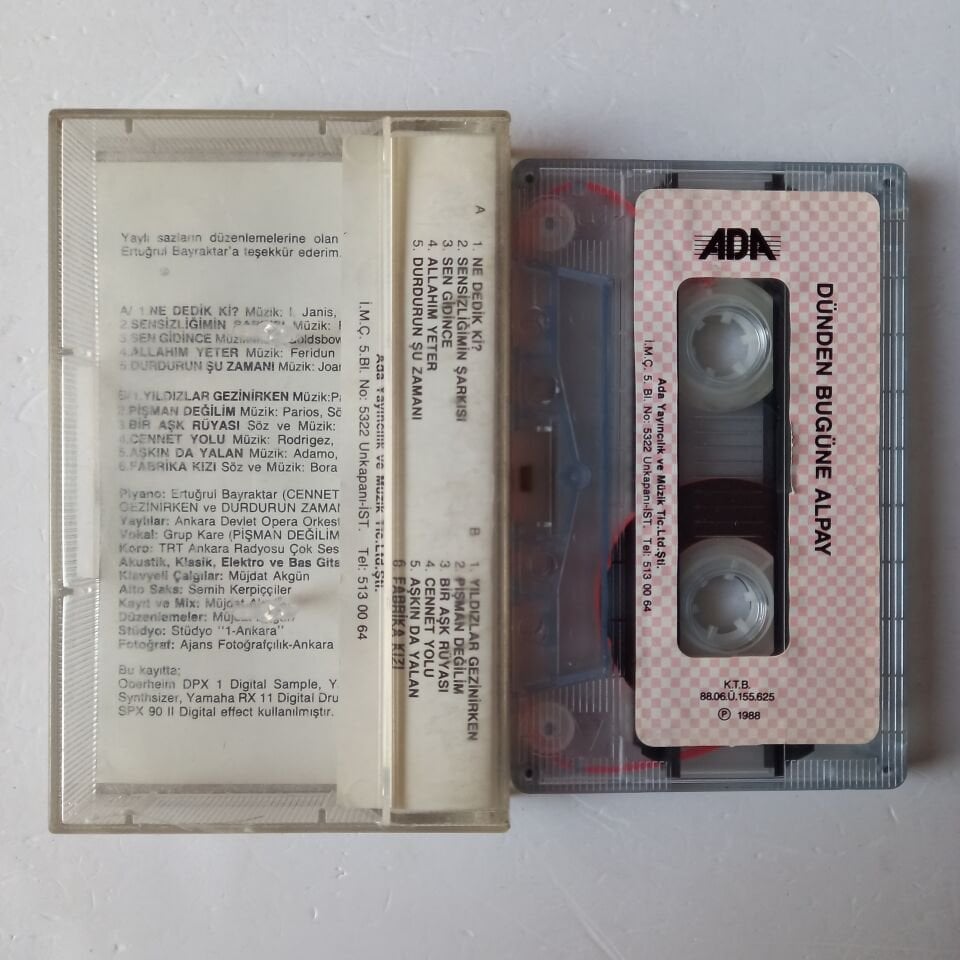 ALPAY - DÜNDEN BUGÜNE (1988) - KASET 2.EL