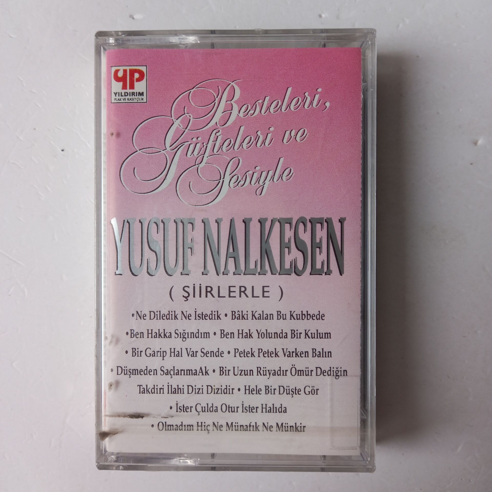 YUSUF NALKESEN - BESTELERİ, GÜFTELERİ VE SESİYLE (1993) - KASET SIFIR