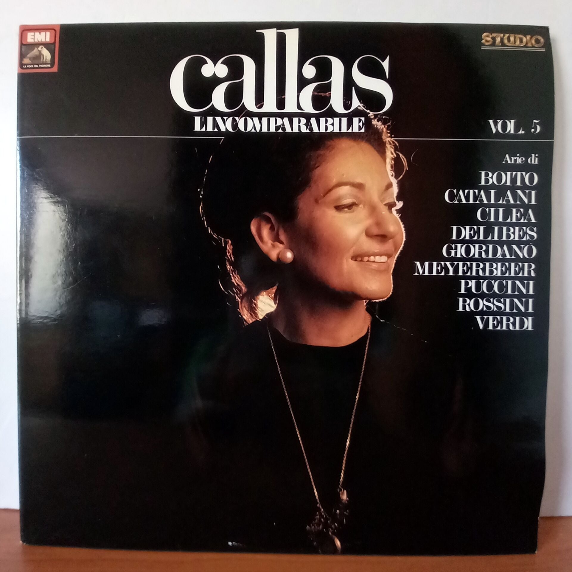 MARIA CALLAS – CALLAS L'INCOMPARABILE VOL. 5 / ARIE DI BOITO, CATALANI, CILEA, PUCCINI, ROSSINI, VERDI (1984) - 2LP 2.EL PLAK