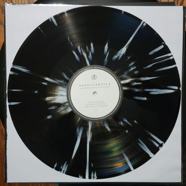 APOCALYPTICA - PLAYS METALLICA BY FOUR CELLOS (1996) - 2xLP 2026 BLACK WITH WHITE SPLATTER COLOURED EDITION SIFIR PLAK