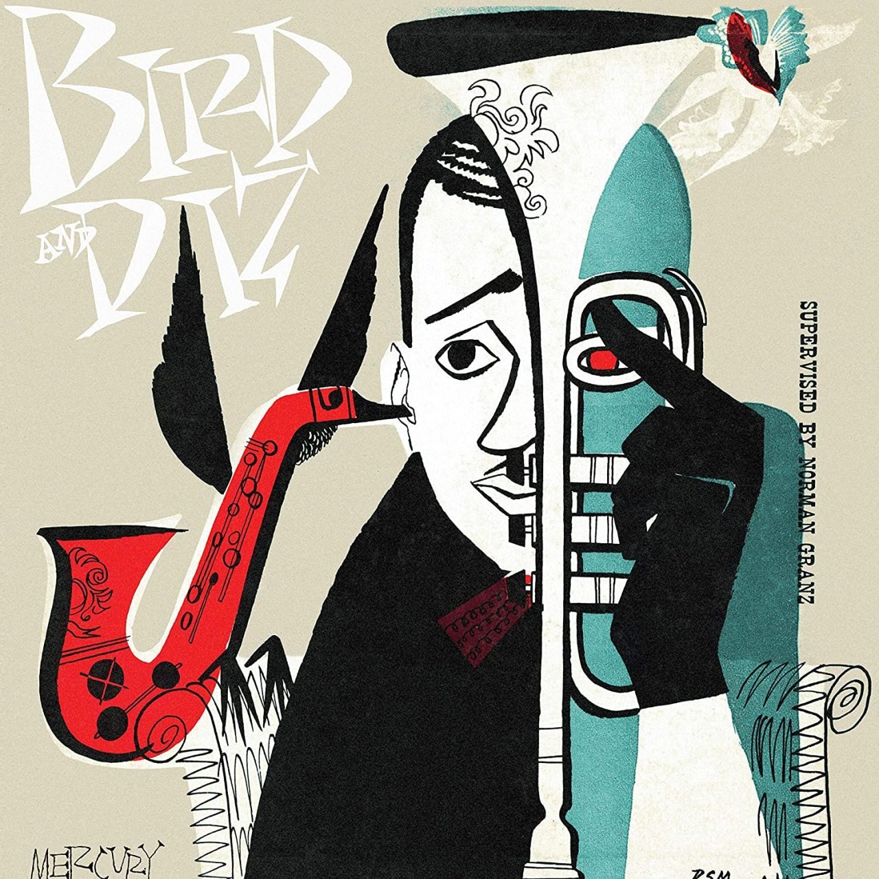 CHARLIE PARKER & DIZZY GILLESPIE - BIRD AND DIZ (1952) - LP VERVE 2019 EDISYON SIFIR PLAK