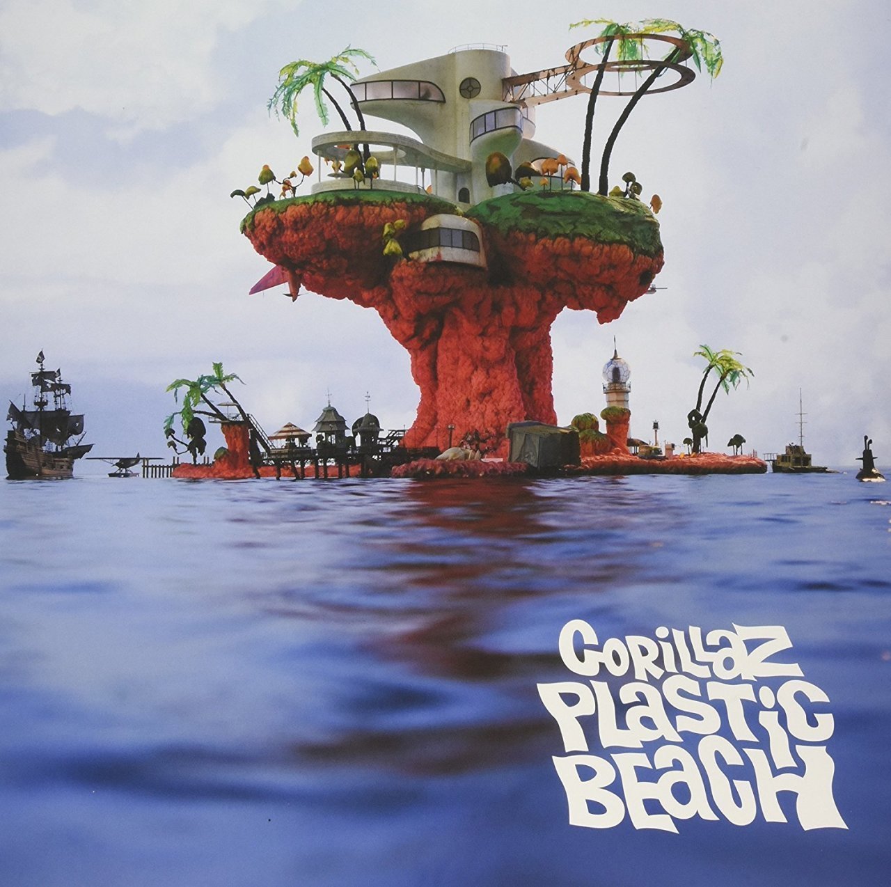 GORILLAZ - PLASTIC BEACH (2010) - 2LP SIFIR PLAK