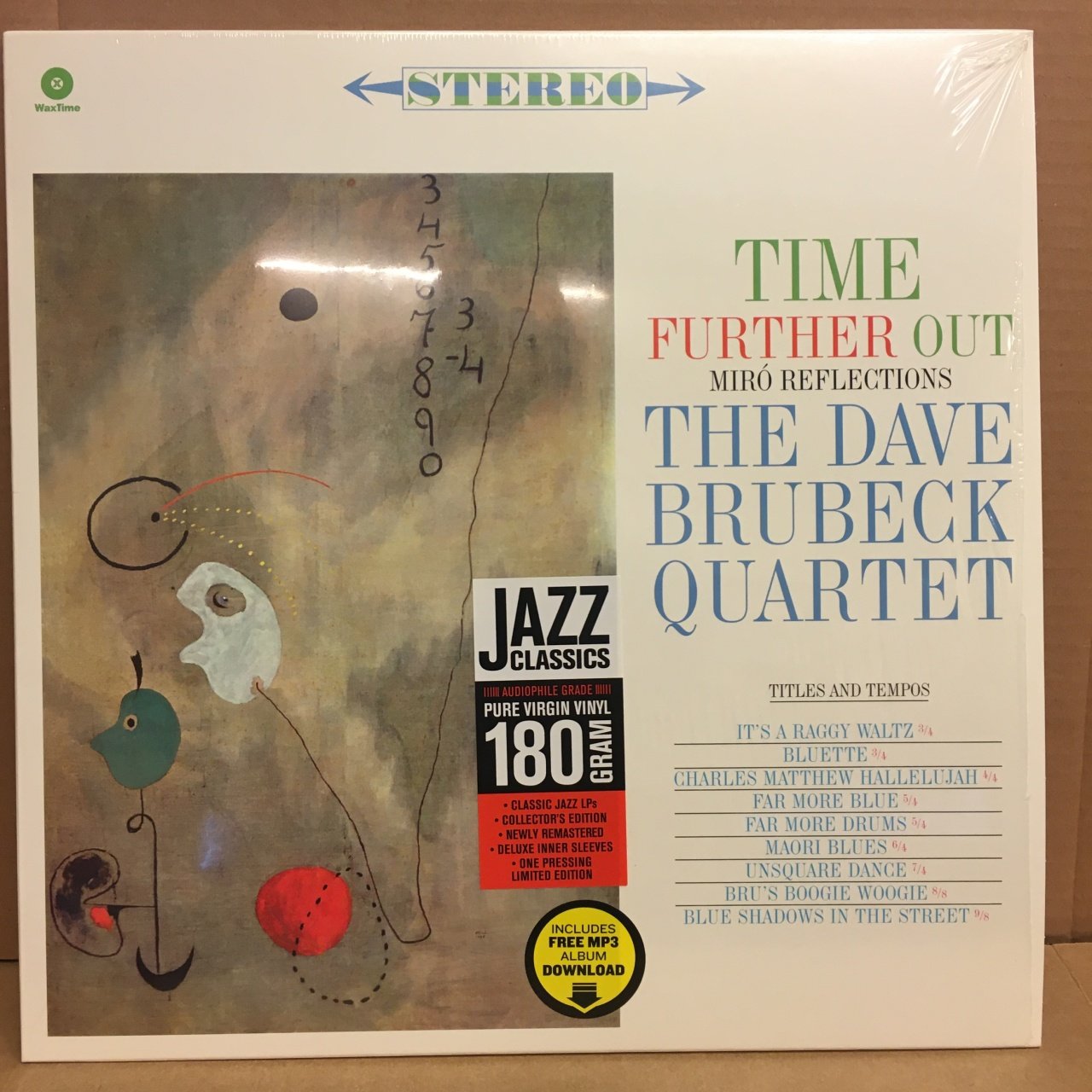 DAVE BRUBECK - TIME FURTHER OUT 180 GR 2.EL PLAK