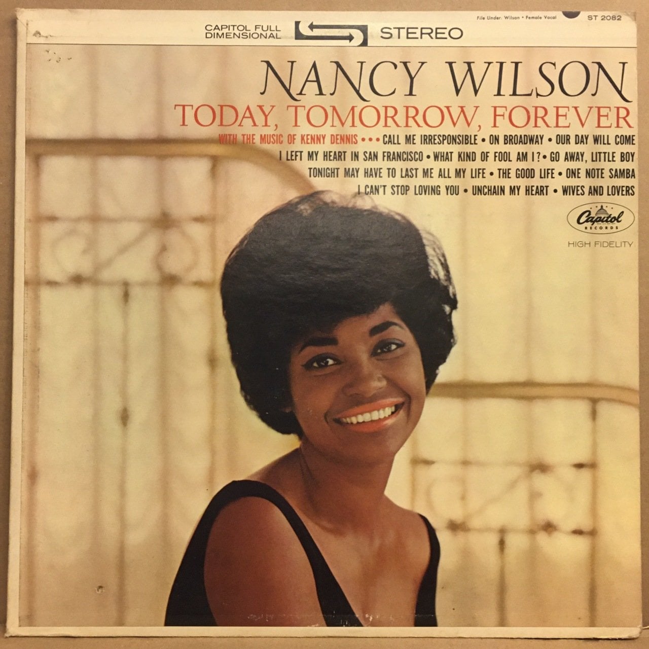 NANCY WILSON - TODAY, TOMORROW, FOREVER (1964) 2.EL PLAK