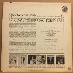 NANCY WILSON - TODAY, TOMORROW, FOREVER (1964) 2.EL PLAK