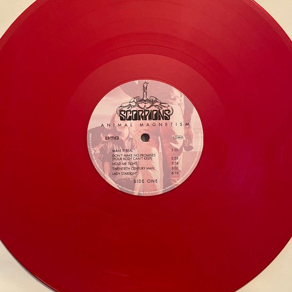 SCORPIONS - ANIMAL MAGNETISM (1980) - LP 2023 REISSUE SPECIAL EDITION RED KIRMIZI RENKLİ PLAK SIFIR