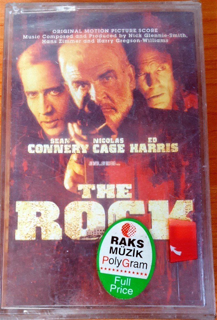 THE ROCK - SOUNDTRACK NICK GLENNIE-SMITH HANS ZIMMER HARRY GREGSON-WILLIAMS (1997) RAKS CASSETTE MADE IN TURKEY ''NEW''