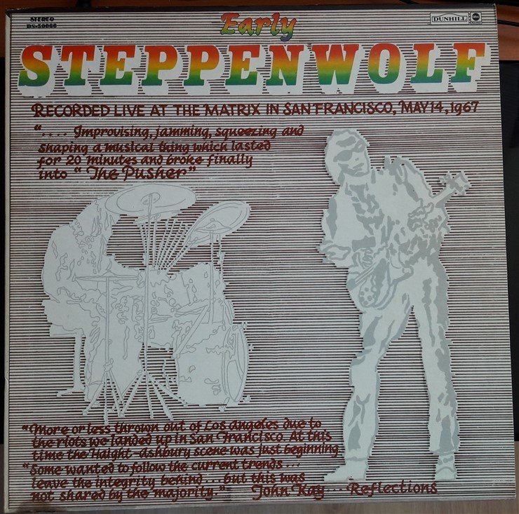STEPPENWOLF - EARLY STEPPENWOLF (1967) - PLAK 2.EL