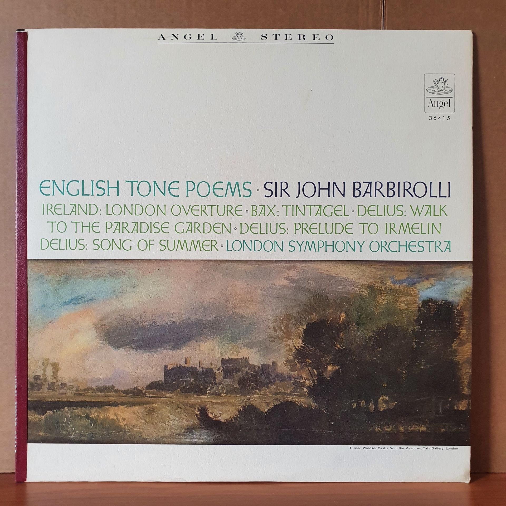 ENGLISH TONE POEMS / SIR JOHN BARBIROLLI / LONDON SYMPHONY ORCHESTRA - LP 2.EL PLAK