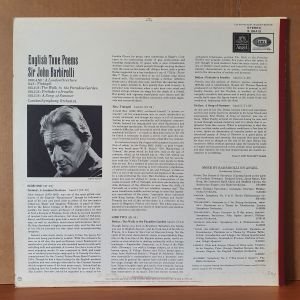 ENGLISH TONE POEMS / SIR JOHN BARBIROLLI / LONDON SYMPHONY ORCHESTRA - LP 2.EL PLAK