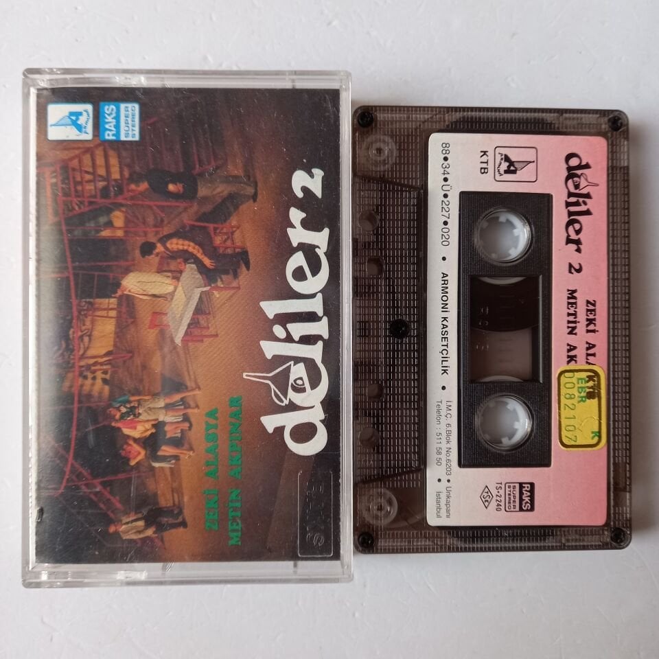 ZEKİ ALASYA, METİN AKPINAR - DELİLER 2 (1988) - KASET 2.EL