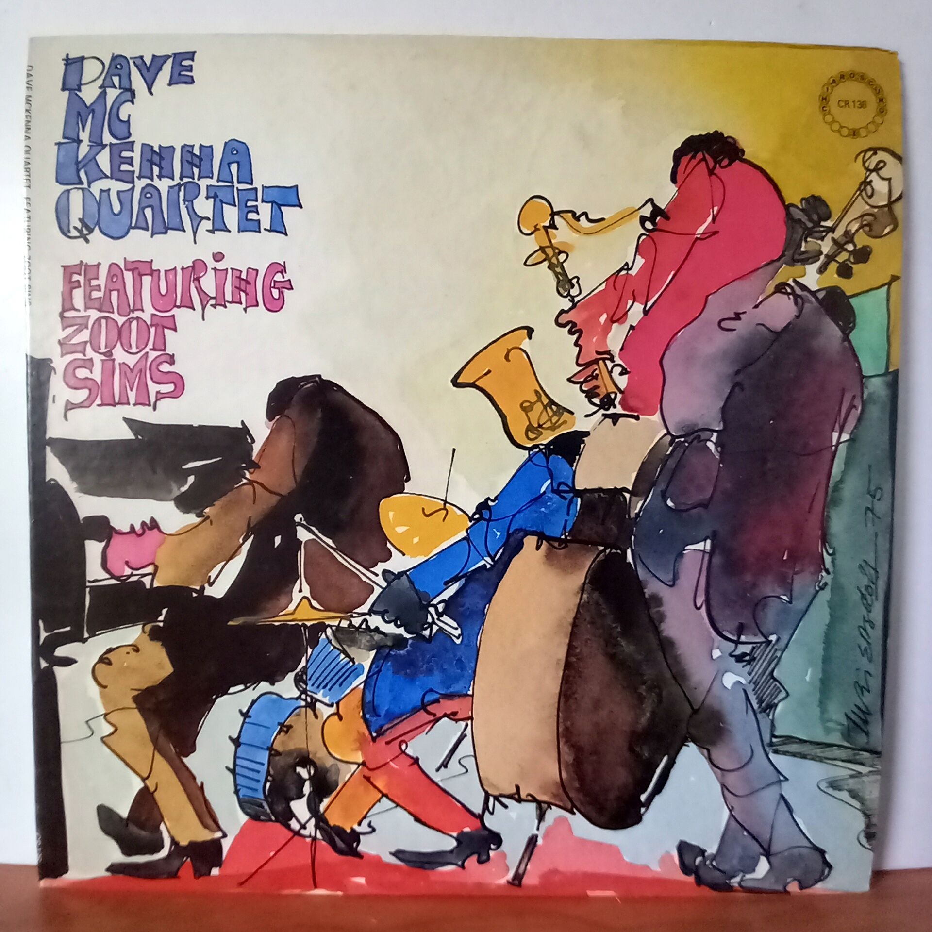DAVE MCKENNA QUARTET FEATURING ZOOT SIMS – DAVE MCKENNA QUARTET FEATURING ZOOT SIMS (1975) - LP 2.EL PLAK