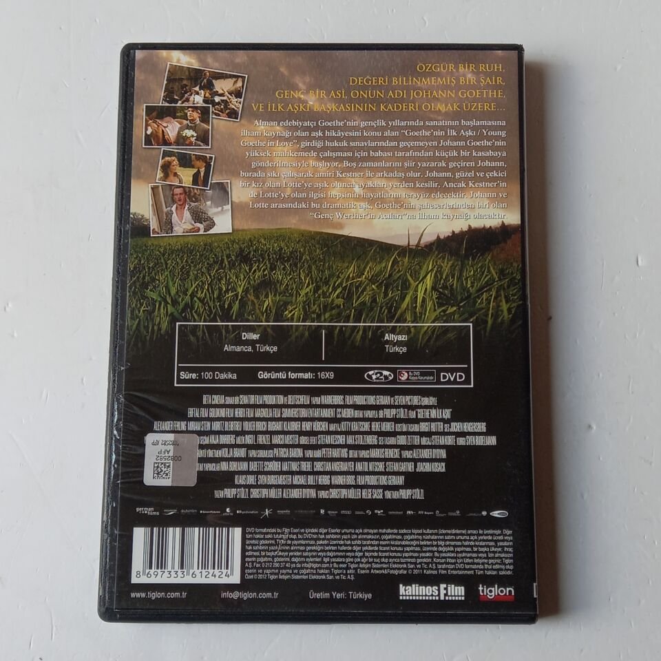 GOETHE\'NİN İLK AŞKI / YOUNG GOETHE IN LOVE - DVD 2.EL