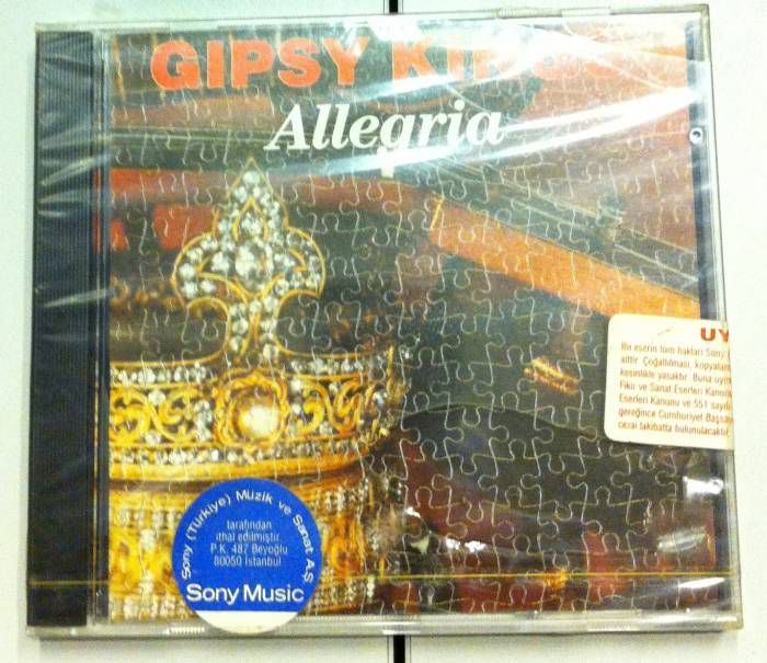 GIPSY KINGS ALLEGRIA CD SIFIR