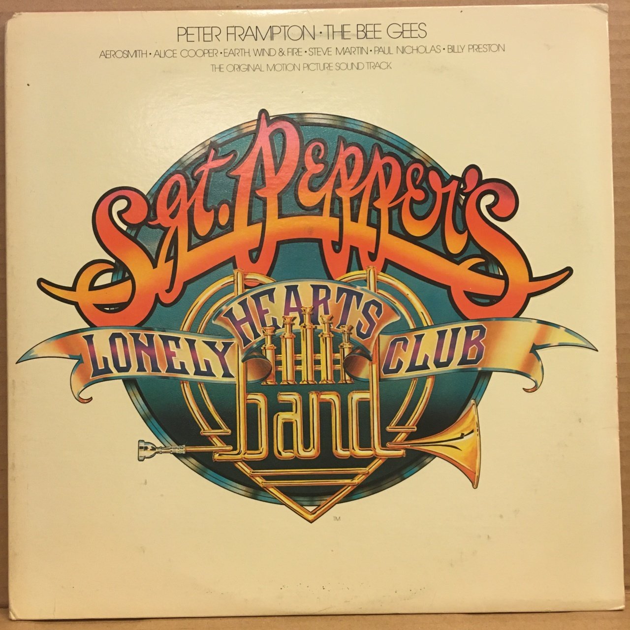 SGT. PEPPERS LONELY HEARTS CLUB BAND SOUNDTRACK - PETER FRAMPTON BEE GEES AEROSMITH ALICE COOPER (1978) - 2LP 2.EL PLAK