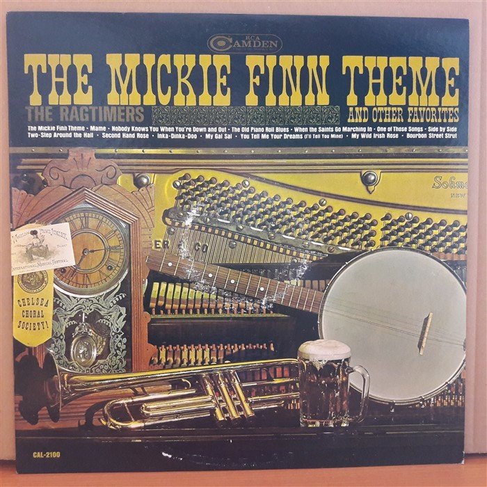 THE MICKIE FINN THEME - THE RAGTIMERS (1966) - LP 2.EL PLAK