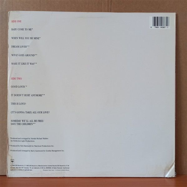 REGINA BELLE – STAY WITH ME (1989) - LP 2.EL PLAK