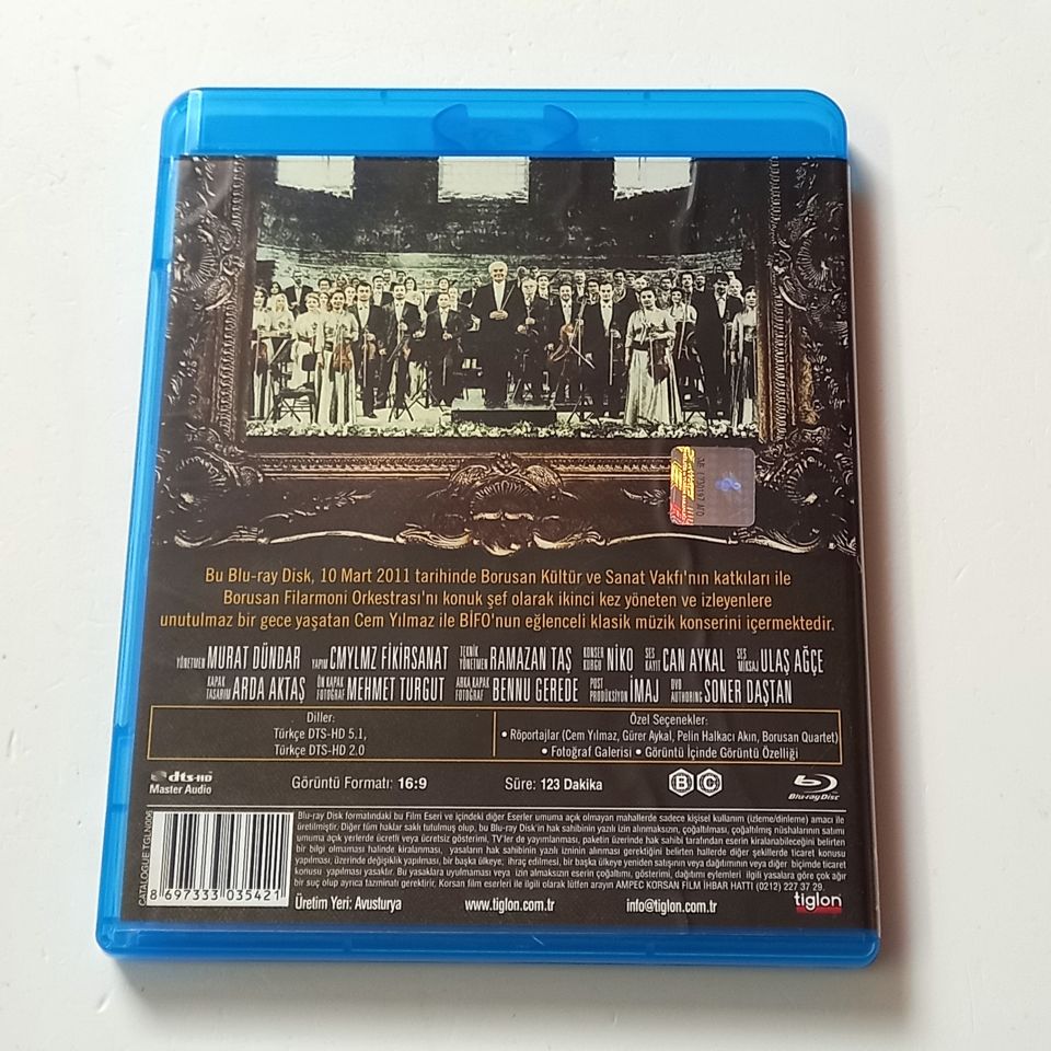 BİFO & CMYLMZ _ BORUSAN FİLARMONİ ORKESTRASI, CEM YILMAZ - KONSER - BLU-RAY 2.EL