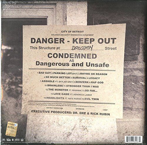 EMINEM - THE MARSHALL MATHERS LP 2 (2013) - 2LP 2013 EDITION HIP HOP SIFIR PLAK