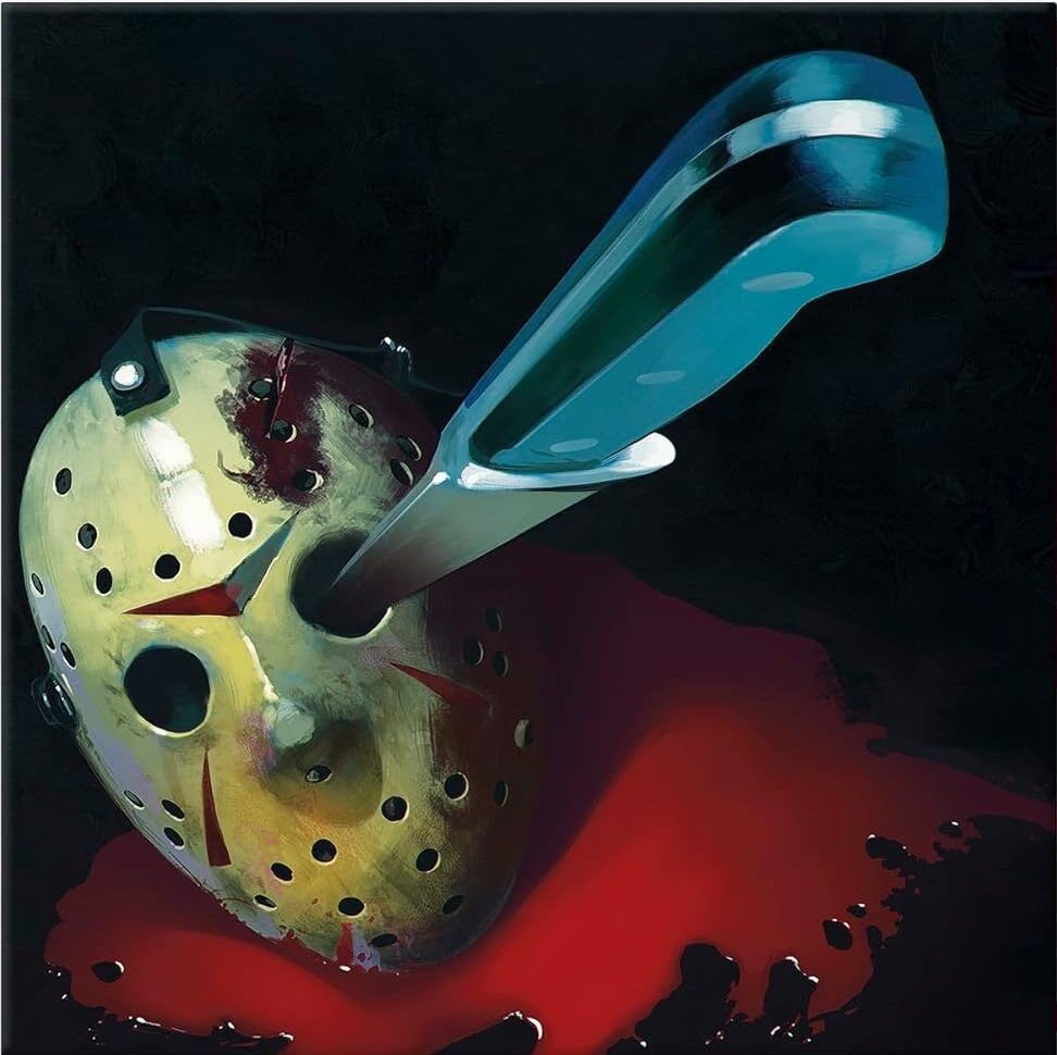 FRIDAY THE 13TH FINAL CHAPTER (1984) - SOUNDTRACK / MUSIC BY HARRY MANFREDINI - 2xLP  2023 BONE & BLOOD RED QUAD COLOURED EDITION SIFIR PLAK