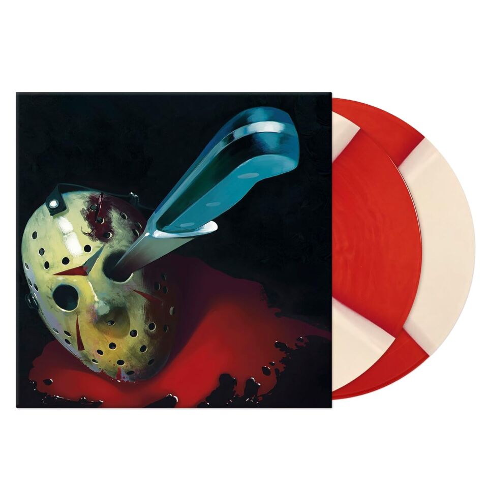 FRIDAY THE 13TH FINAL CHAPTER (1984) - SOUNDTRACK / MUSIC BY HARRY MANFREDINI - 2xLP  2023 BONE & BLOOD RED QUAD COLOURED EDITION SIFIR PLAK