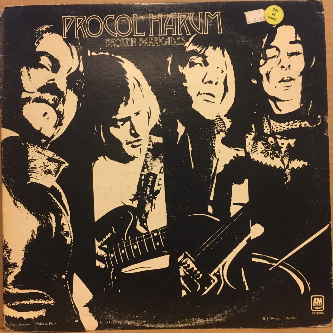 PROCOL HARUM - BROKEN BARRICADES (1971) 2.EL PLAK