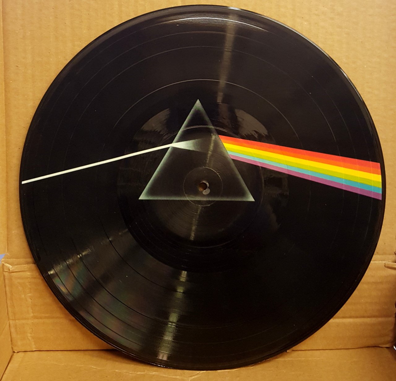 PINK FLOYD - DARK SIDE OF THE MOON (1973) - LP PICTURE DISC 1990 BREZİLYA BASKI 2.EL