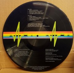 PINK FLOYD - DARK SIDE OF THE MOON (1973) - LP PICTURE DISC 1990 BREZİLYA BASKI 2.EL