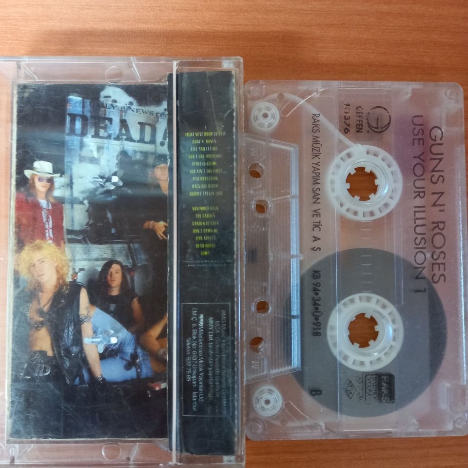 GUNS N' ROSES - USE YOUR ILLUSION 1 (1994) - KASET 2.EL