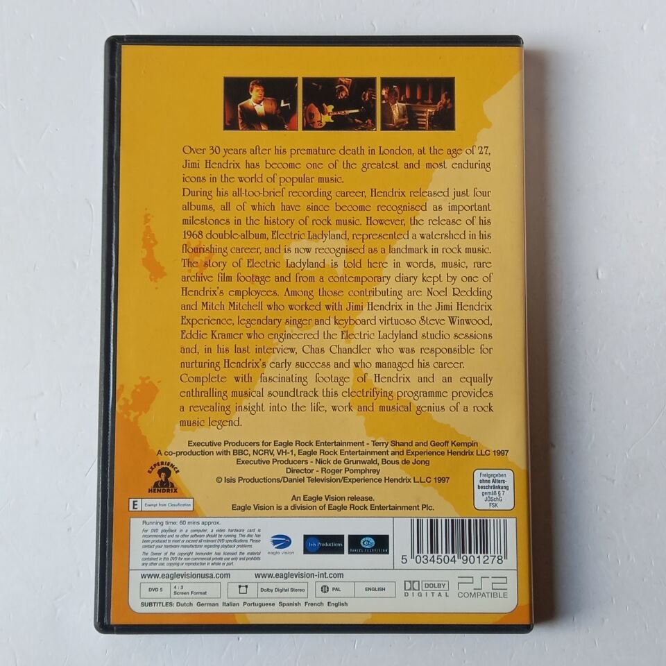 THE JIMI HENDRIX EXPERIENCE - ELECTRIC LADYLAND - DVD 2.EL