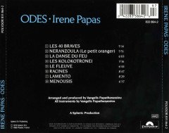 IRENE PAPAS - ODES (1979) - CD VANGELIS MADE IN CANADA 2.EL