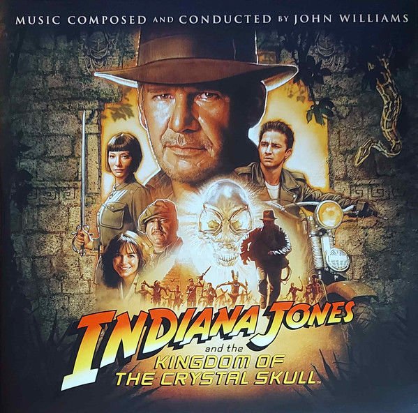JOHN WILLIAMS - INDIANA JONES AND THE KINGDOM OF THE CRYSTAL SKULL OST (2008) - 2LP 2024 REISSUE LIMITED EDITION 180GR GATEFOLD PLAK SIFIR