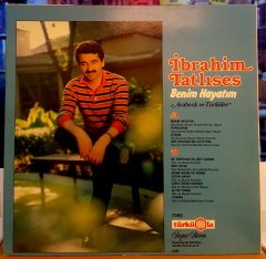 İBRAHİM TATLISES - BENİM HAYATIM - LP TÜRKÜOLA ALMAN BASKI SIFIR GİBİ 2.EL