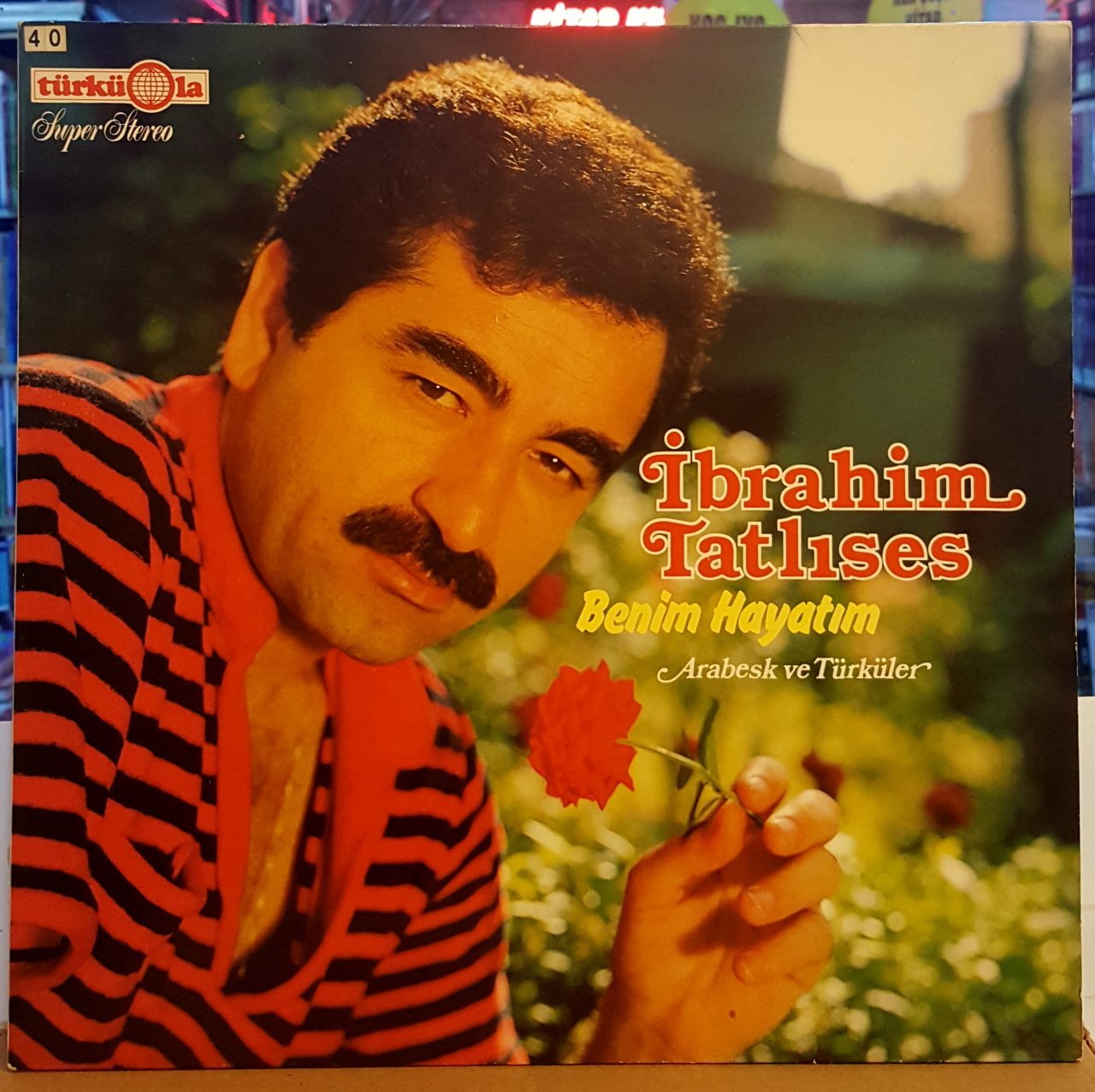 İBRAHİM TATLISES - BENİM HAYATIM - LP TÜRKÜOLA ALMAN BASKI SIFIR GİBİ 2.EL