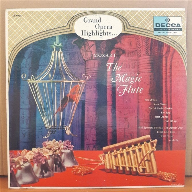 MOZART: THE MAGIC FLUTE - OPERA HIGHLIGHTS - LP 2.EL PLAK