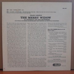 THE MERRY WIDOW - AL GOODMAN (1957) - LP PLAK 2.EL