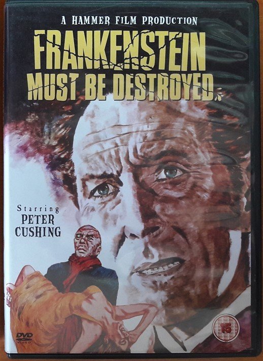 FRANKENSTEIN MUST BE DESTROYED (1969) - PETER CUSHING - DVD 2.EL TR ALTYAZI YOKTUR