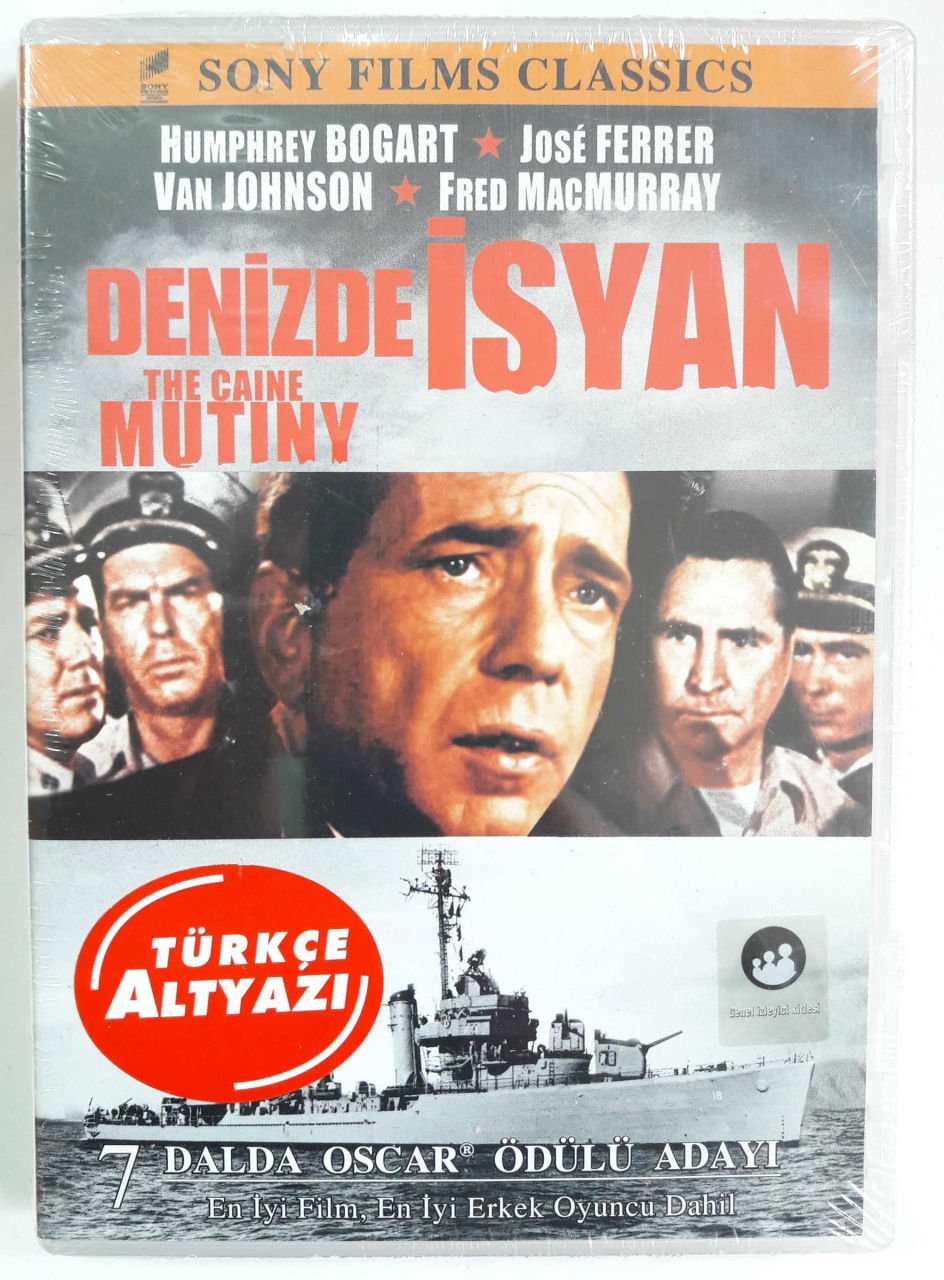 DENİZDE İSYAN - The CAINE MUTINY - HUMPHREY BOGART - DVD 2.EL