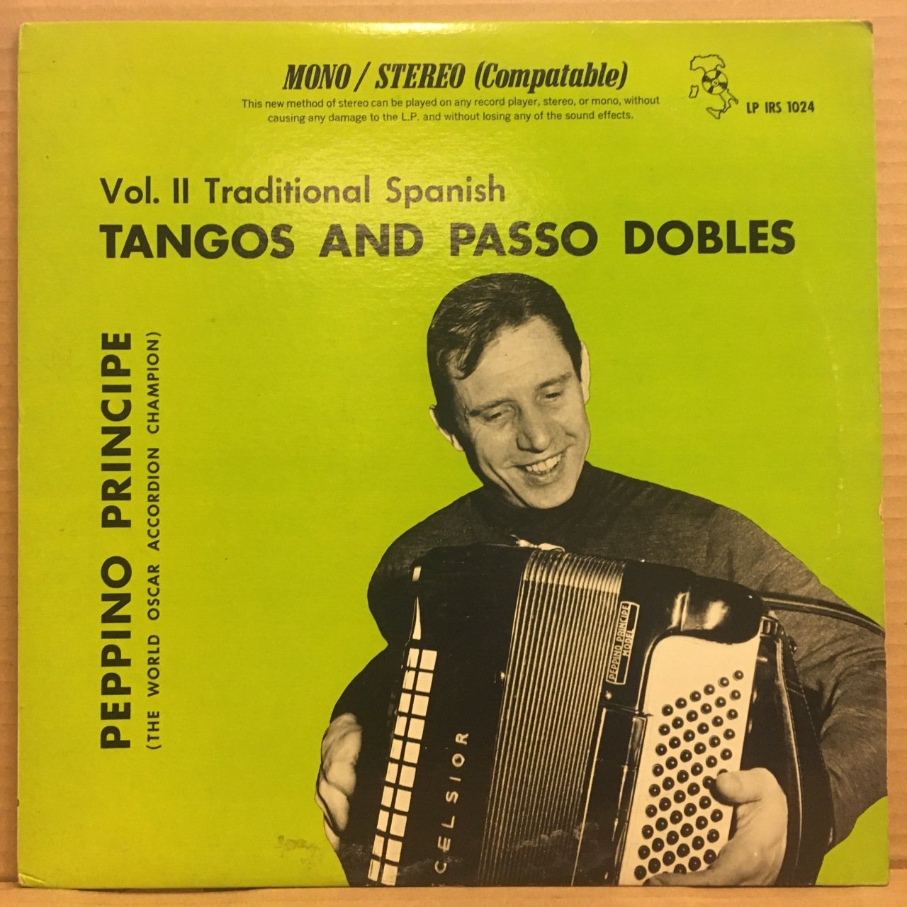 PEPPINO PRINCIPE - VOL.II TRADITIONAL SPANISH, TANGOS AND PASSO DOBLES 2.EL PLAK (1968) 2.EL PLAK