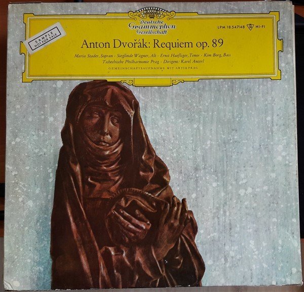 DVORAK: REQUIEM, MARIA STADER, KAREL ANCERL - 2LP 2.EL