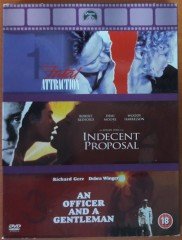 FATAL ATTRACTION - INDECENT PROPOSAL - AN OFFICER AND A GENTLEMAN - 3DVD 2.EL