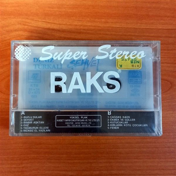 DENİZ TÜRKALİ - ŞEHVET (1991) - KASET SIFIR