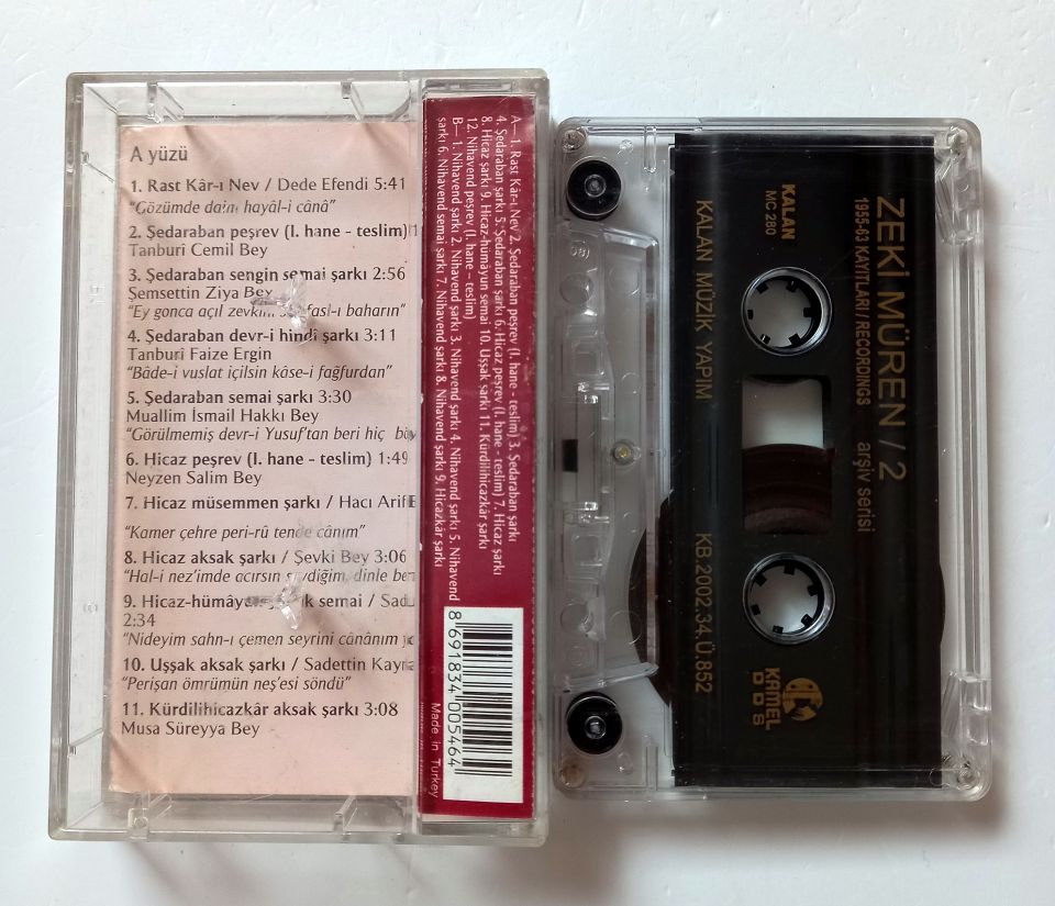 ZEKİ MÜREN - 1955-63 KAYITLARI VOLUME 2 (2002) - KASET 2.EL