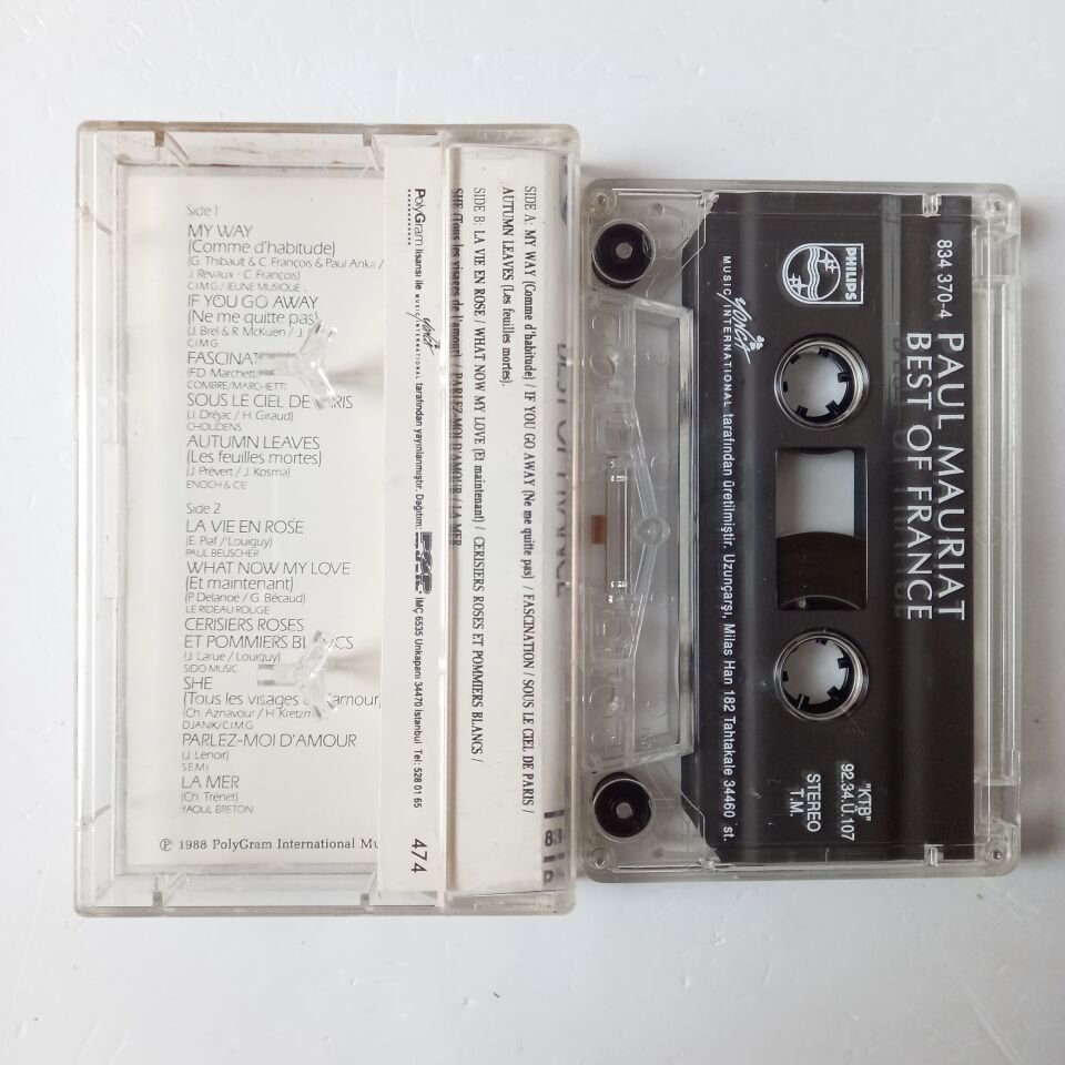 PAUL MAURIAT - BEST OF FRANCE (1992) - KASET 2.EL