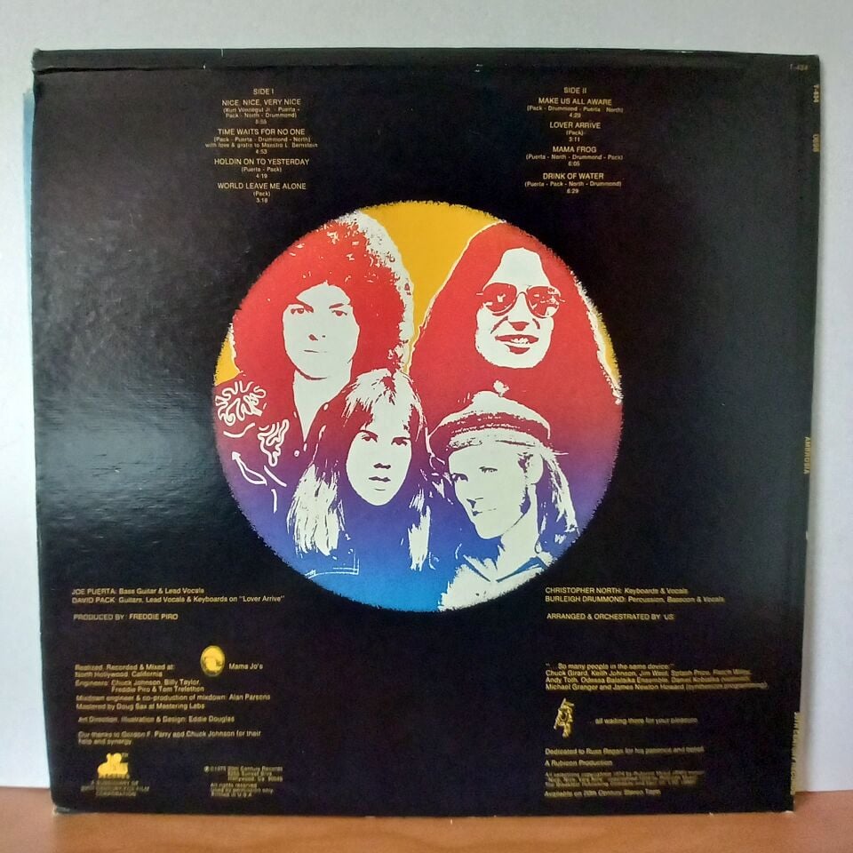 AMBROSIA – AMBROSIA (1975) - LP 2.EL PLAK