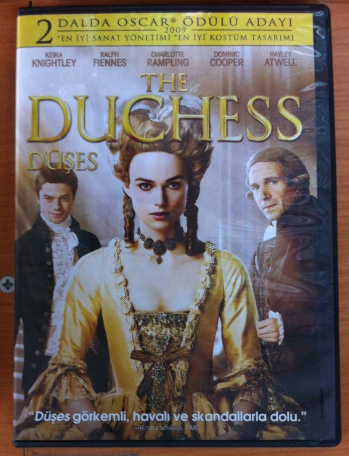 DÜŞES - THE DUCHESS - KEIRA KNIGHTLEY - RALP FIENNES - CHARLOTTE RAMPLING - DVD 2.EL