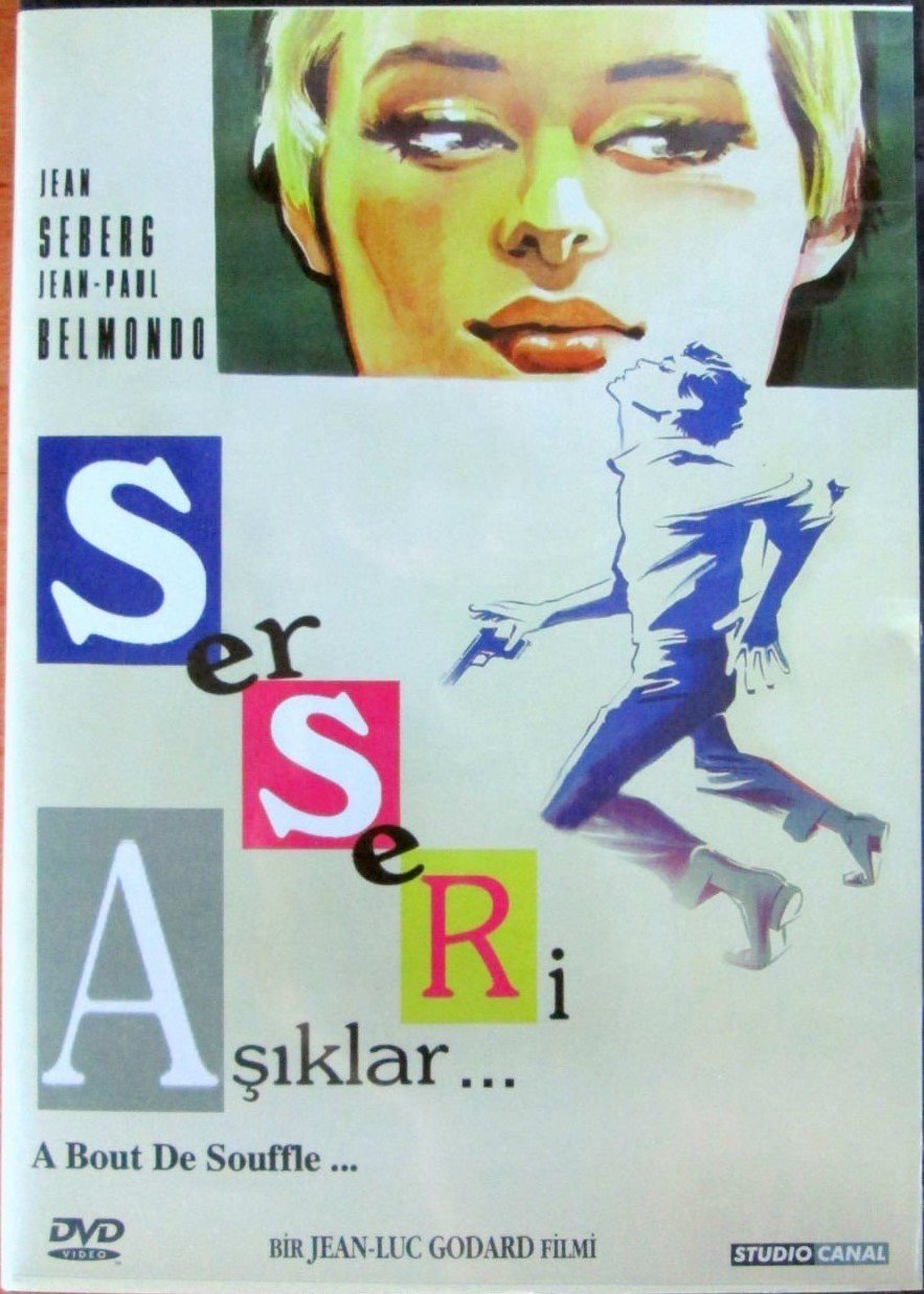 SERSERİ AŞIKLAR - A BOUT DE SOUFFLE - JEAN PAUL BELMONDO - JEAN SEBERG - JEAN-LUC GODARD - DVD 2.EL