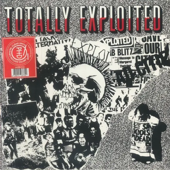 EXPLOITED - TOTALLY EXPLOITED (1984) - LP 2025 CLEAR CRYSTAL COLOURED EDITION SIFIR PLAK