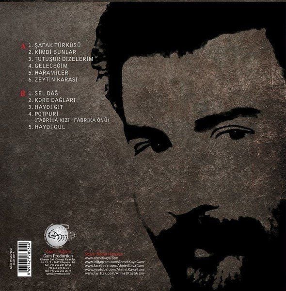 AHMET KAYA - ŞAFAK TÜRKÜSÜ (1986) - LP 2025 BASIM SIFIR PLAK